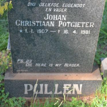 PULLEN Johan Christiaan Potgieter 1907-1981