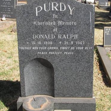 PURDY Donald Ralph 1938-1967