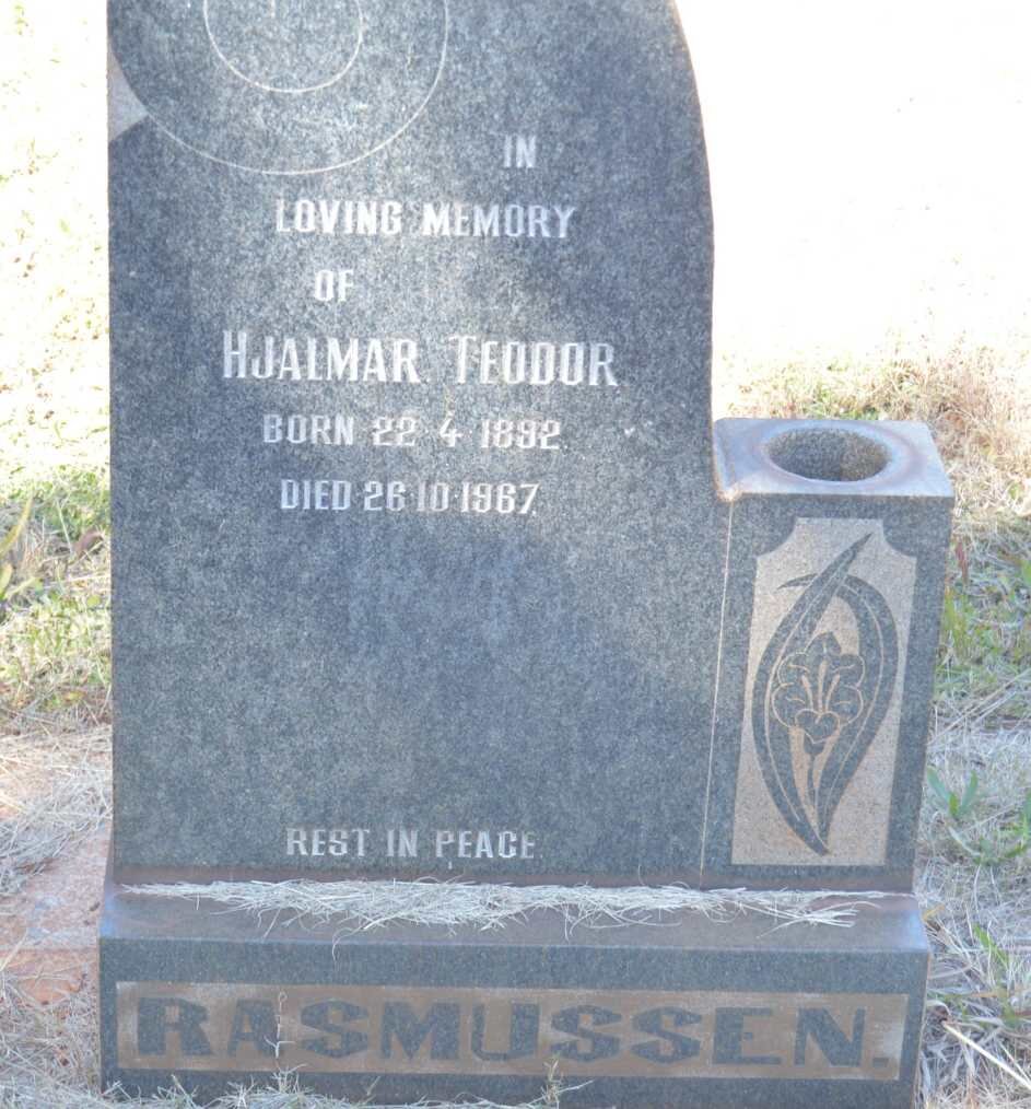 RASMUSSEN Hjalmar Teodor 1892-1967