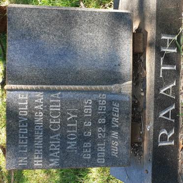 RAATH Maria Cecilia 1915-1966