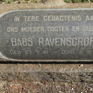 RAVENSCROFT Babs 1941-1967