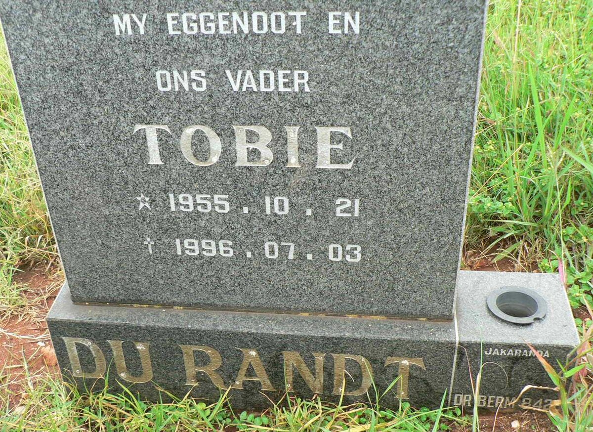 RANDT Tobie, du 1955-1996