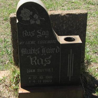 RAS Mavis Laird nee SUTTIE 1919-1963