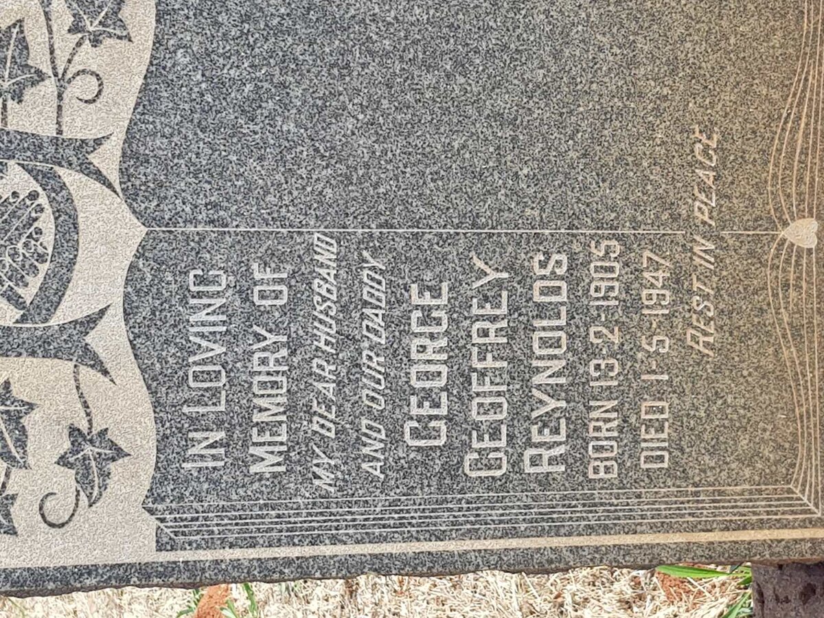 REYNOLDS George Geoffrey 1905-1947