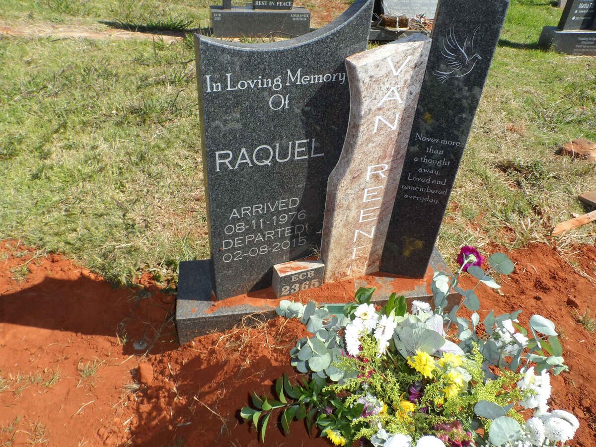 REENEN Raquel, van 1976-2015