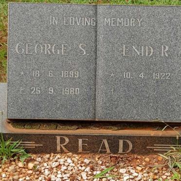 READ George S. 1899-1980 &amp; Enid R. 1922-