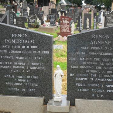 RENON Pomeriggio 1913-1989 &amp; Agnese 1915-2008