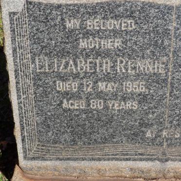 RENNIE Elizabeth -1956
