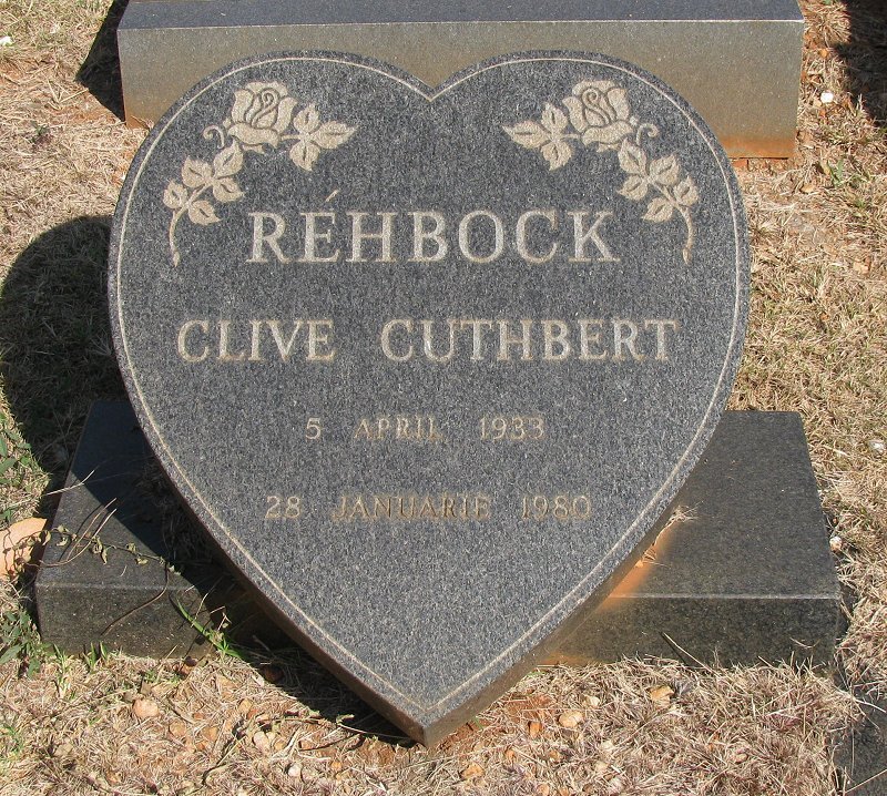 REHBOCK Clive Cuthbert 1933-1980