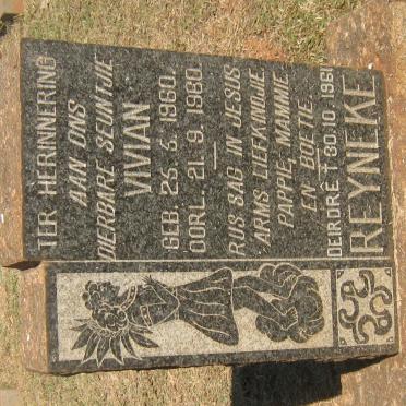 REYNEKE Vivian 1960-1960 :: REYNEKE Deirdre -1961