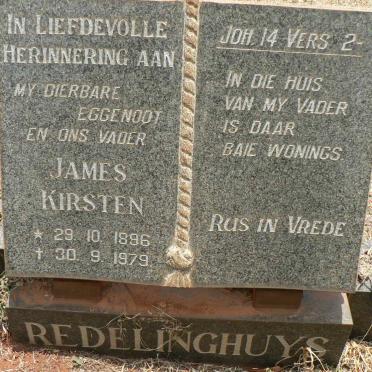 REDELINGHUYS James Kirsten 1896-1979