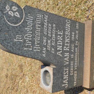 RENSBURG André, Janse van 1946-1961