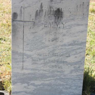 RENSBURG Emmy, Jansen van 1919-1982