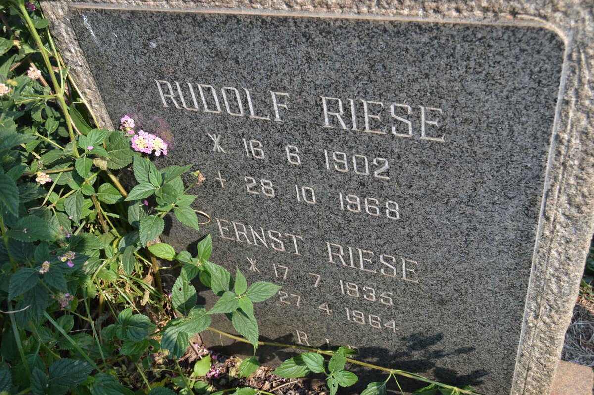 RIESE Rudolf 1902-1968 :: RIESE Ernest 1935-1964