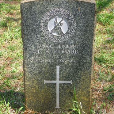 RIDGARD F.A. -1942