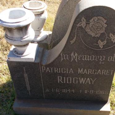RIDGWAY Patricia Margaret 1944-1965