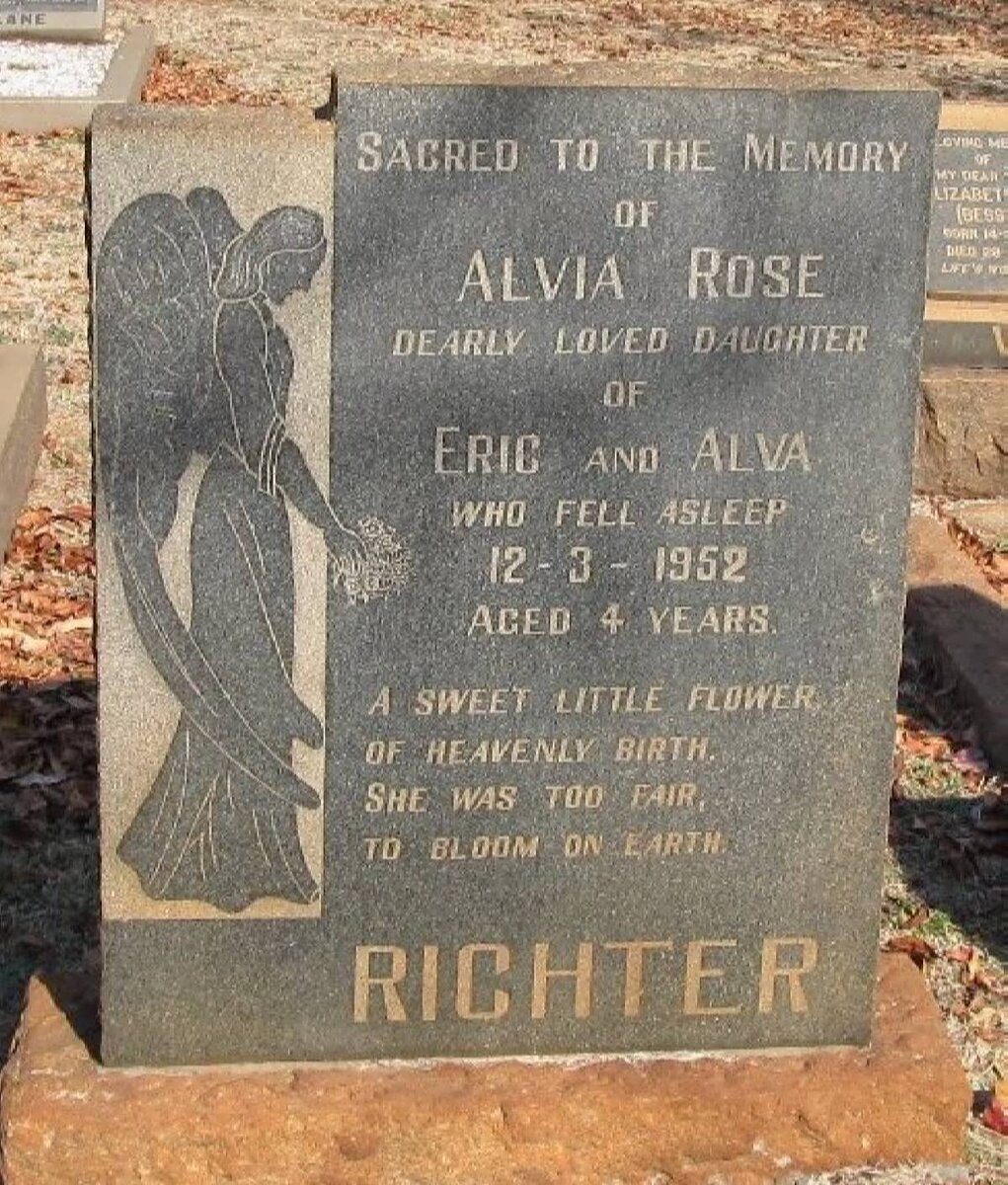 RICHTER Alvia Rose -1952