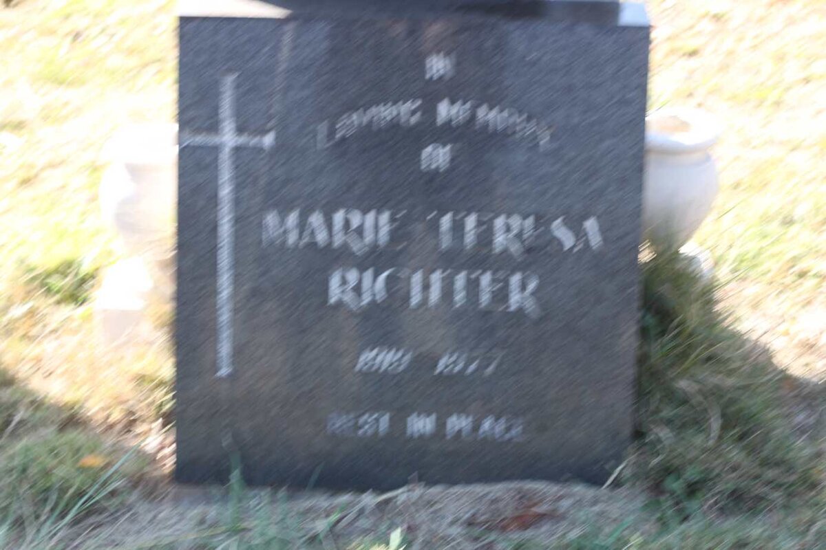 RICHTER Marie Teresa 1920-1977