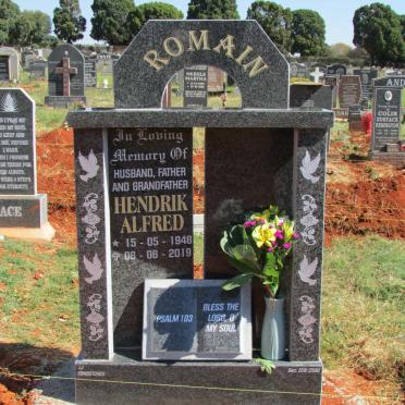ROMAIN Hendrik Alfred 1948-2019