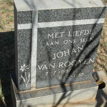 ROOYEN Johan, van 1957-1957