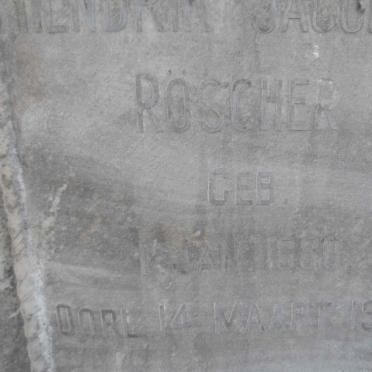 ROSCHER Hendrik Jacobus 1880-1956