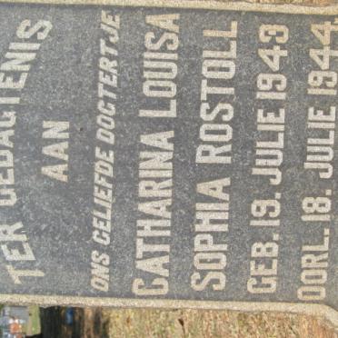 ROSTOLL Catharina Louisa Sophia 1943-1944