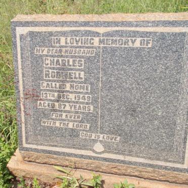 RODWELL Charles -1949