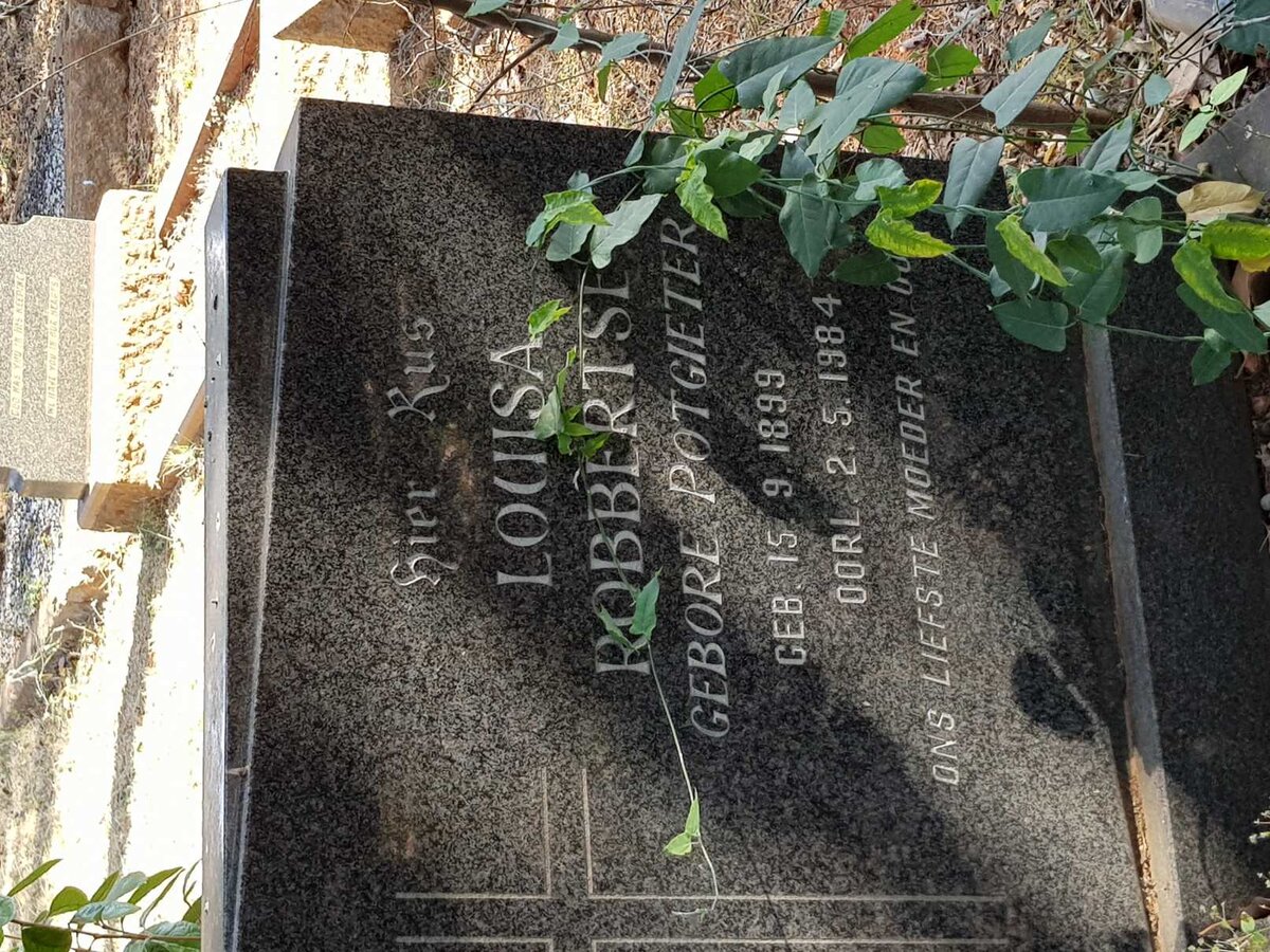 ROBBERTSE Louisa nee POTGIETER 1899-1984