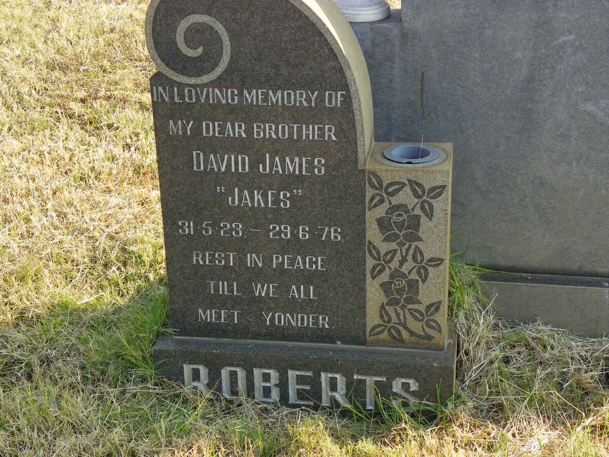 ROBERTS David James 1923-1976