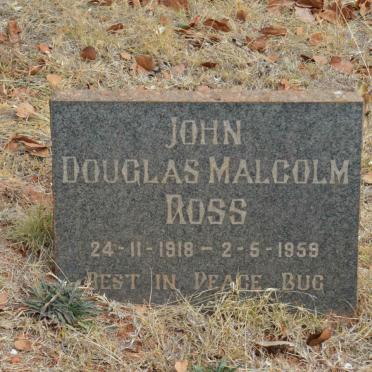 ROSS John Douglas Malcolm 1918-1959