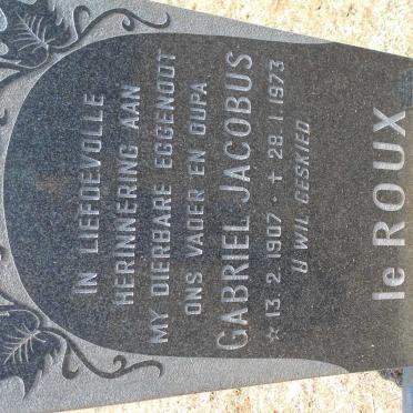 ROUX Gabriel Jacobus, le 1907-1973