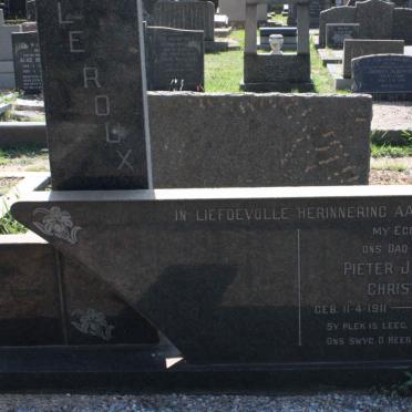 ROUX Pieter Johannes Christiaan, le 1911-1967