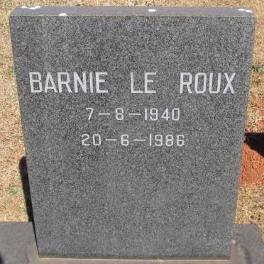ROUX Barnie, le 1940-1986