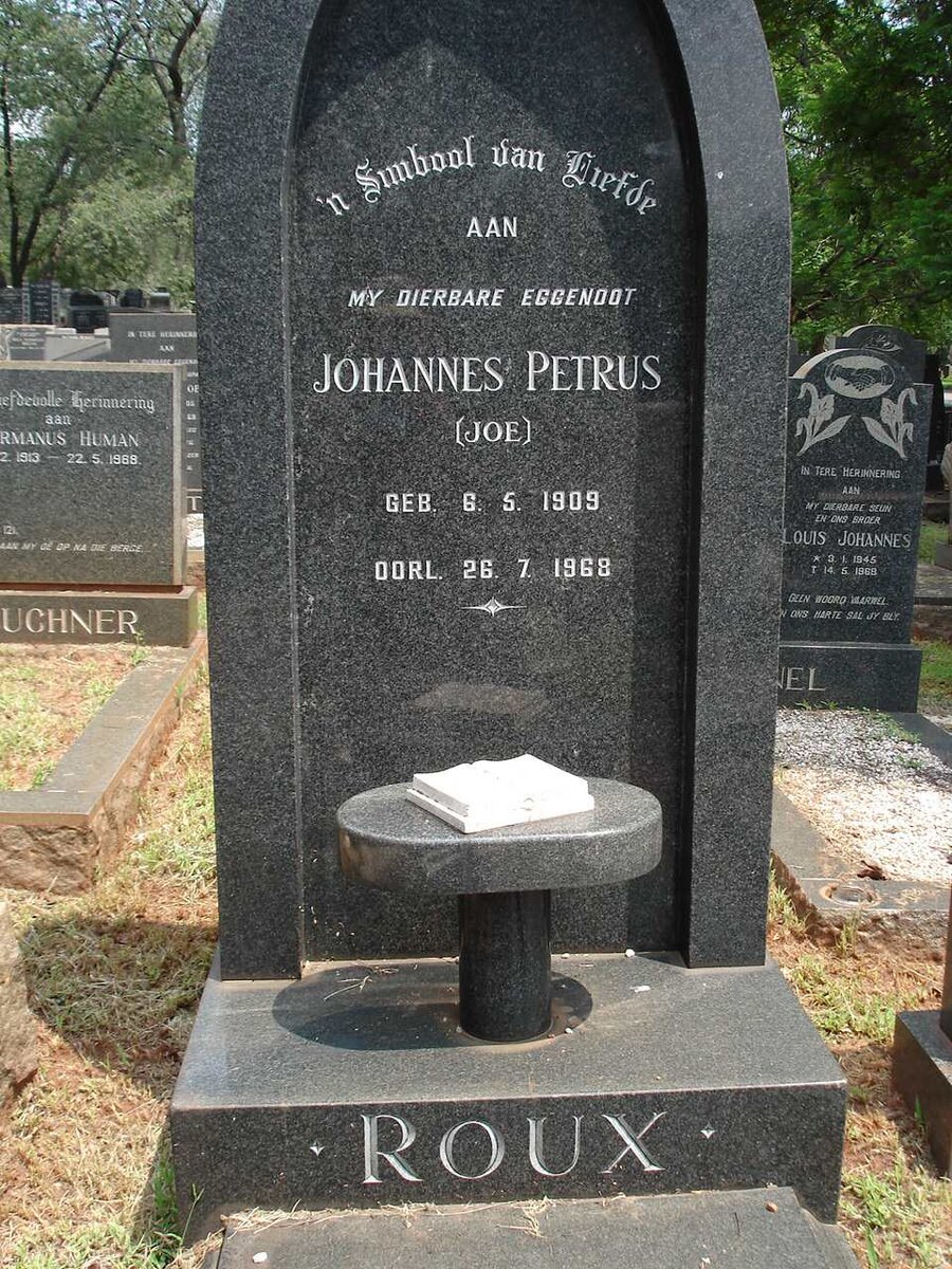 ROUX Johannes Petrus 1909-1968