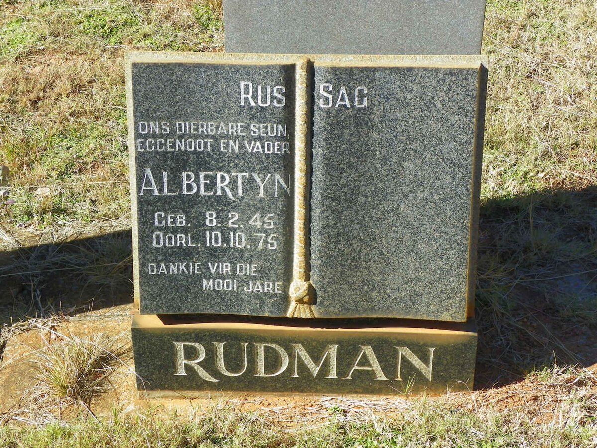RUDMAN Albertyn 1945-1975