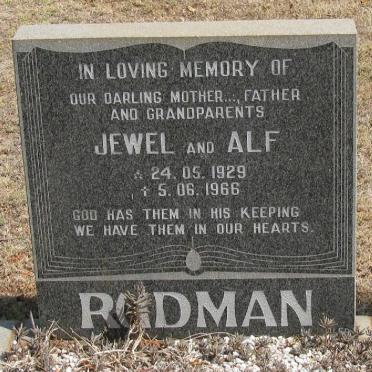 RUDMAN Alf &amp; Jewel 1929-1966