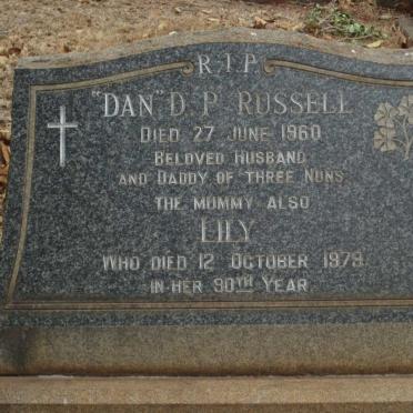 RUSSELL D.P. -1960 &amp; Lily -1979