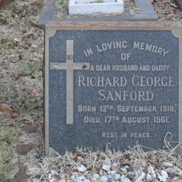 SANFORD Richard George 1918-1961