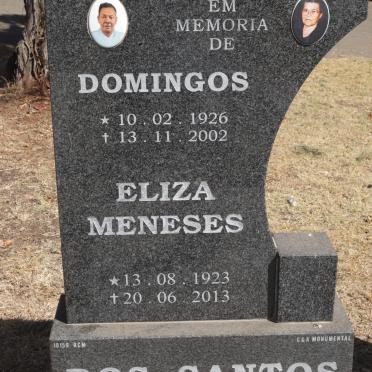 SANTOS Domingos, dos 1926-2002 &amp; Eliza Meneses 1923-2013