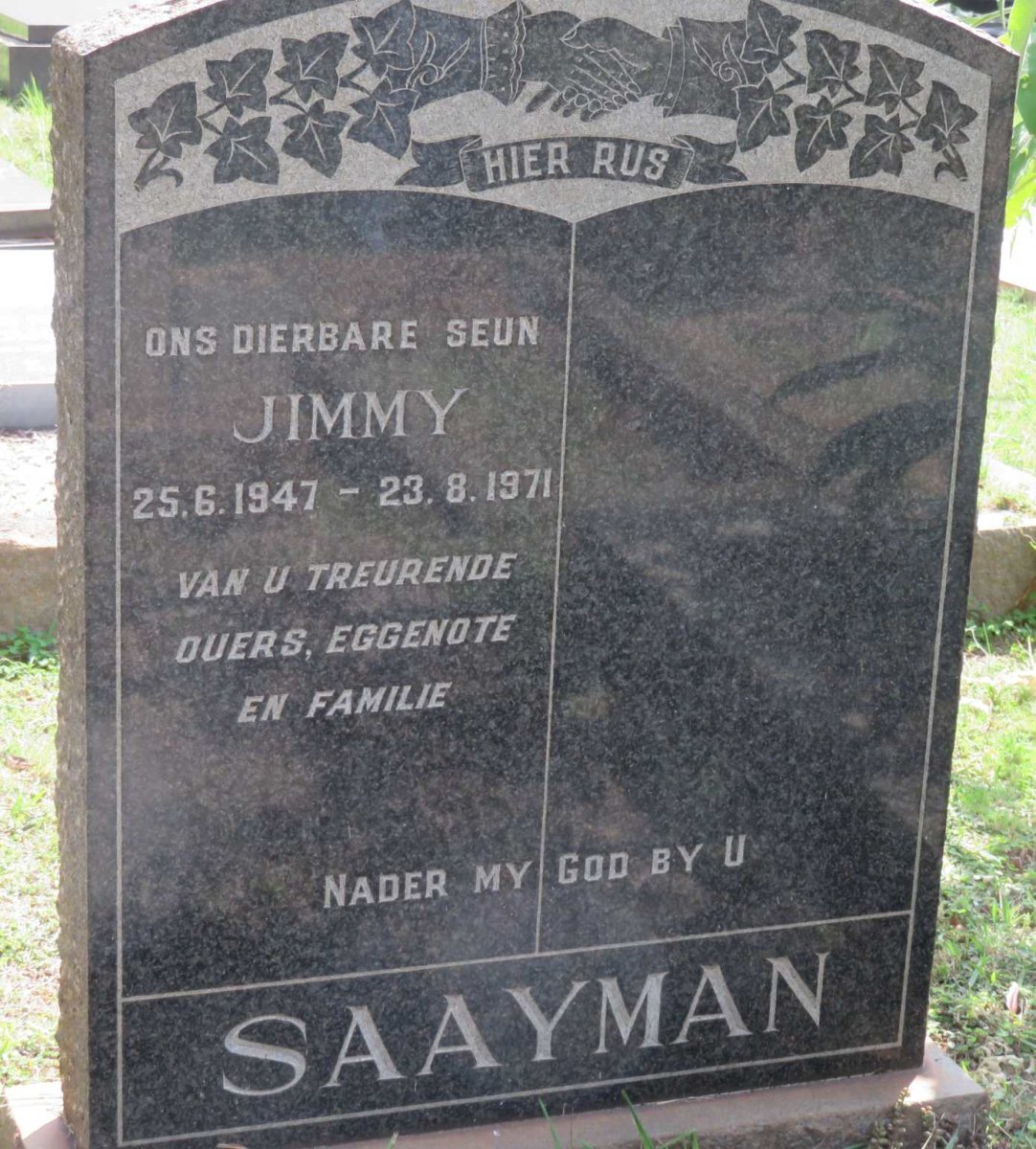 SAAYMAN Jimmy 1947-1971