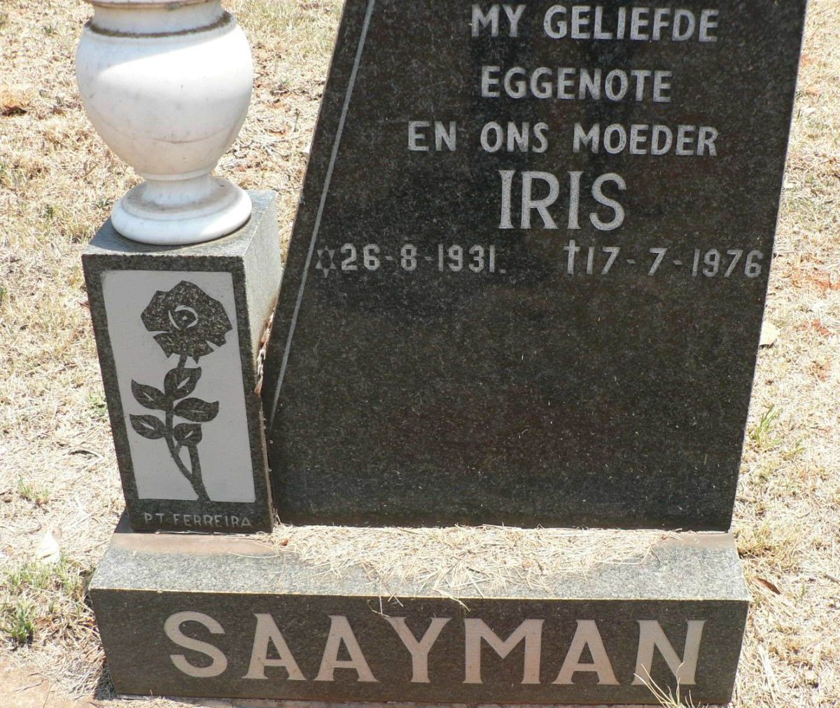 SAAYMAN Iris 1931-1976