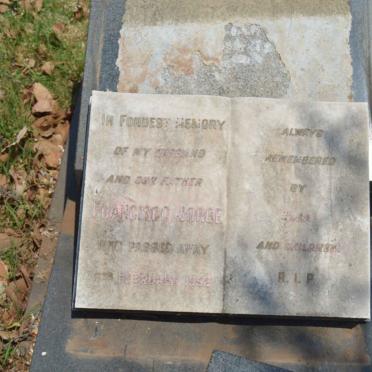 SANTOS Francisco Jorge, dos -1952