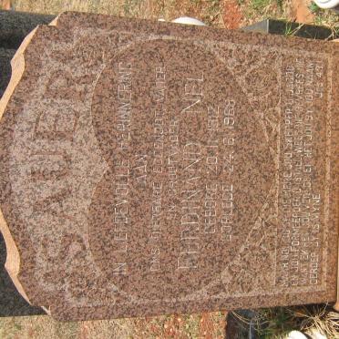 SAUER Ferdinand Nel 1912-1968