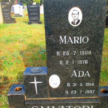 SALVATORI Mario 1908-1976 &amp; Ada 1914-1997