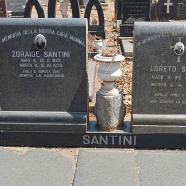 SANTINI Loreto 1885-1957 &amp; Zoraide 1887-1979