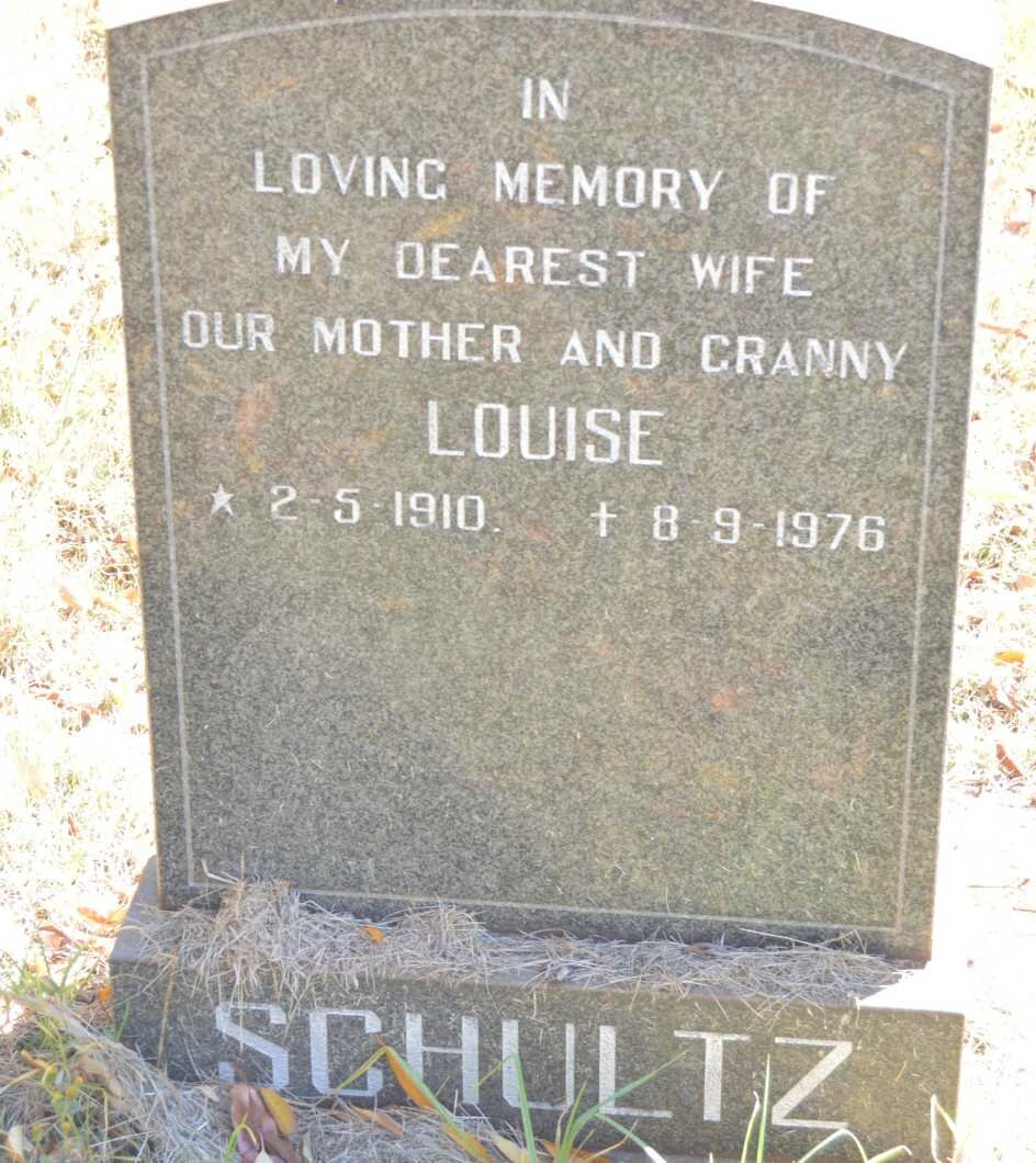 SCHULTZ Louise 1910-1976
