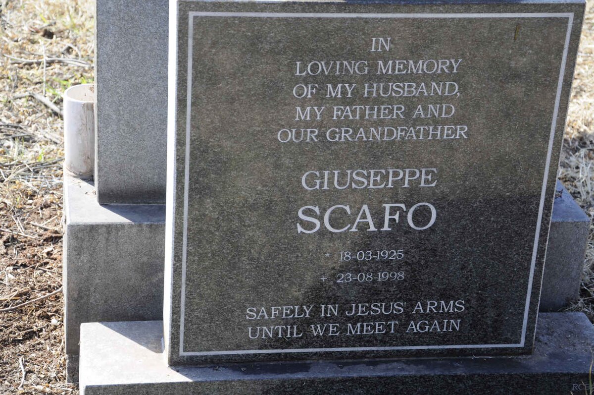 SCAFO Giuseppe 1925-1998
