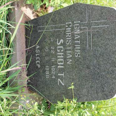 SCHOLTZ Ignatius Christian 1924-1988