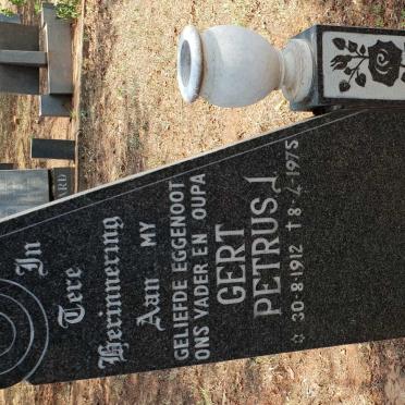 SCHEEPERS Gert Petrus J. 1912-1975