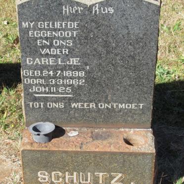 SCHUTZ Carel J.E 1898-1962